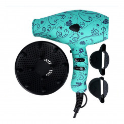 Hairdryer R&J Albi Pro Compact Flowers Blue 2000W