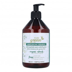 Puhast rohelist tasakaalustav šampoon