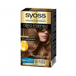 Permanent Dye Olio Intense Syoss Nº 6,80 Caramel Blonde