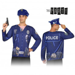 Täiskasvanute T-särk 7598 Politseinik