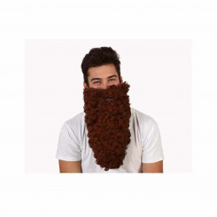 Kostüüni aksessuaar Curly Brown Beard/Moustache