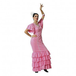 Costume for Adults Pink Sevillian