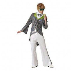 Costume for Adults Silver Rock Star