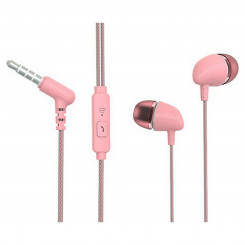 Mikrofoniga TM Electron Pink kõrvaklapid
