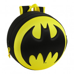 3D Детская сумка Бэтмен Черный Желтый (31 х 31 х 10 см)