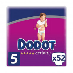 Disposable nappies Dodot Activity Size 5 52 Units 11-16 kg