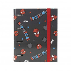 Rõngasköitja Spiderman A4 Must (26 x 32 x 4 cm)