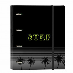 Папка-регистратор Safta Surf А4, черная (27 x 32 x 3,5 см)
