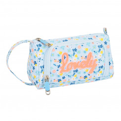 School Case with Accessories Moos Lovely Light Blue (32 Pieces)