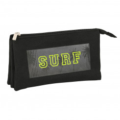 Triple Carry-all Safta Surf Black (22 x 12 x 3 cm)