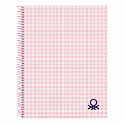 Notebook Benetton Vichy Pink A4