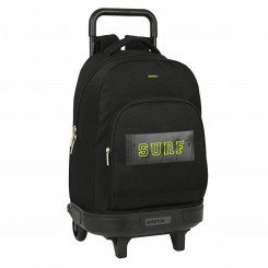Школьный рюкзак на колесах Safta Surf Черный (33 x 45 x 22 см)