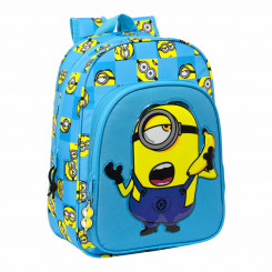 Школьная сумка Minions Minionstatic Blue (26 x 34 x 11 см)
