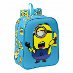 School Bag Minions Minionstatic Blue (22 x 27 x 10 cm)