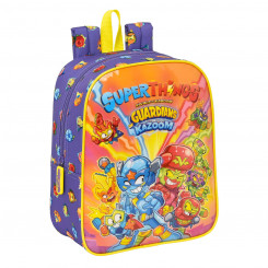 Школьная сумка SuperThings Guardians of Kazoom Пурпурно-желтый (22 x 27 x 10 см)