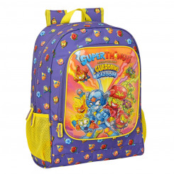 Школьная сумка SuperThings Guardians of Kazoom Пурпурно-желтый (32 x 42 x 14 см)