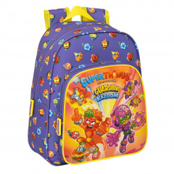 Школьная сумка SuperThings Guardians of Kazoom Пурпурно-желтый (27 x 33 x 10 см)
