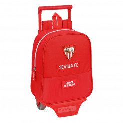 Школьный рюкзак на колесах Sevilla Fútbol Club красный (22 x 27 x 10 см)