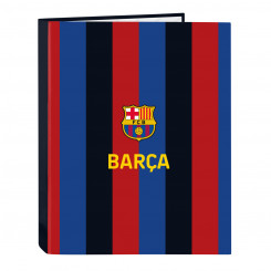 Папка с кольцами FC Barcelona Maroon Navy Blue A4 (26,5 x 33 x 4 см)
