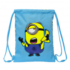 Рюкзак со шнурками Minions Minionstatic Blue (26 x 34 x 1 см)