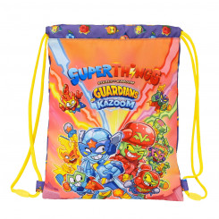Рюкзак со шнурками SuperThings Guardians of Kazoom Purple Yellow (26 x 34 x 1 см)