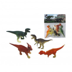 Set of Figures 20 x 26 x 3 cm 4 Pieces Dinosaurs