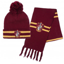 Hat and Scarf Harry Potter Red (One size)