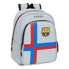 Школьная сумка FC Barcelona Серая (27 x 33 x 10 см)
