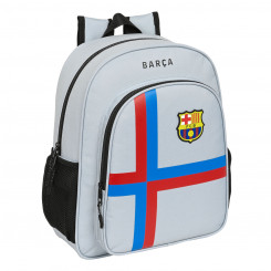Школьная сумка FC Barcelona Серая (32 x 38 x 12 см)