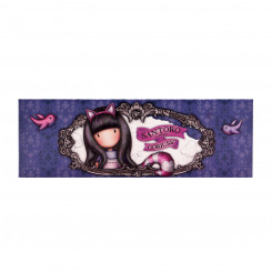 Holdall Gorjuss Cheshire cat Box Purple (20.2 x 4 x 7 cm)