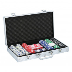 Poker Set Briefcase Aluminium 300 Pieces