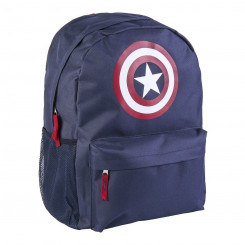 Школьная сумка The Avengers Темно-синяя (30 х 41 х 14 см)