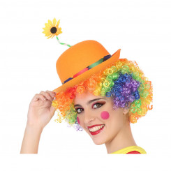 Клоунская шляпа оранжевая