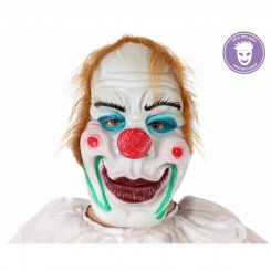 Mask Male Clown Stick Halloween