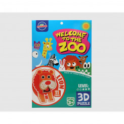 3D Puzzle Zoo Lion 27 x 18 cm 11 Pieces