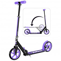 Универсальный складной лом для скутера с управлением салазками фиолетового цвета
