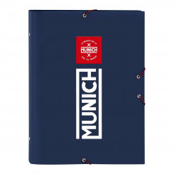 Organiser Folder Munich Storm Navy Blue A4 (26 x 33.5 x 4 cm)