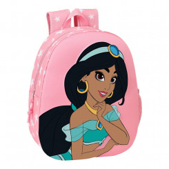 3D Школьная сумка Disney Жасмин Розовый