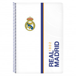 Книга колец Реал Мадрид Синий Белый А4