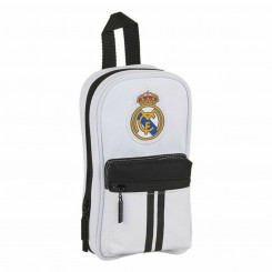 Backpack Pencil Case Real Madrid C.F. 20/21 White Black