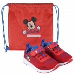 Sports Shoes for Kids Mickey Mouse Red