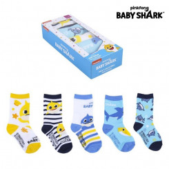 Sokid Baby Shark (5 paari) Mitmevärviline