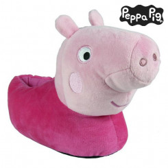 домашними тапочками 3d Peppa Pig Розовый