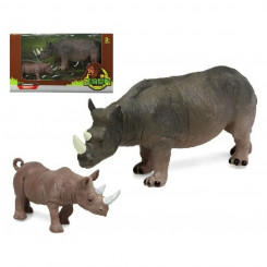 Set of Wild Animals Rhinoceros (2 pcs)