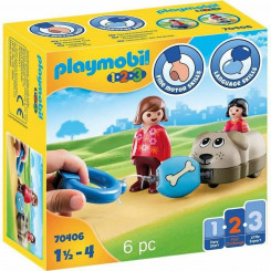 Mängukomplekt Playmobil 1.2.3 Dog Boys 70406 (6 tk)