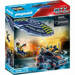 Игровой набор Playmobil City Action Police Парашют с автомобилем-амфибией 70781 (50 шт.)