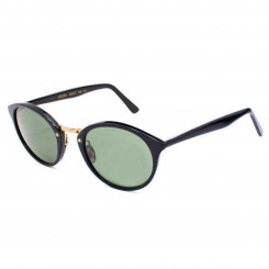 Unisex Sunglasses LGR ABEBA-BLACK-01 Black Green (ø 49 mm)