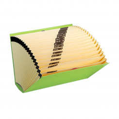 Organiser Folder Carchivo Green Cardboard (35 x 25 x 5 cm)
