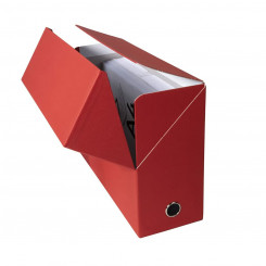 File Box Exacompta Red A4 (25,5 x 34 cm)