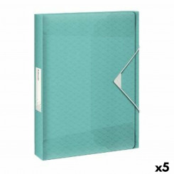 Folder Esselte Colour'ice A4 Blue Rubber (33 x 25,3 x 4,7 cm) (5 Units)